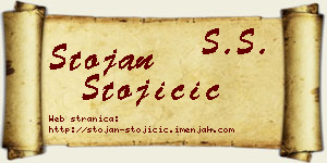 Stojan Stojičić vizit kartica